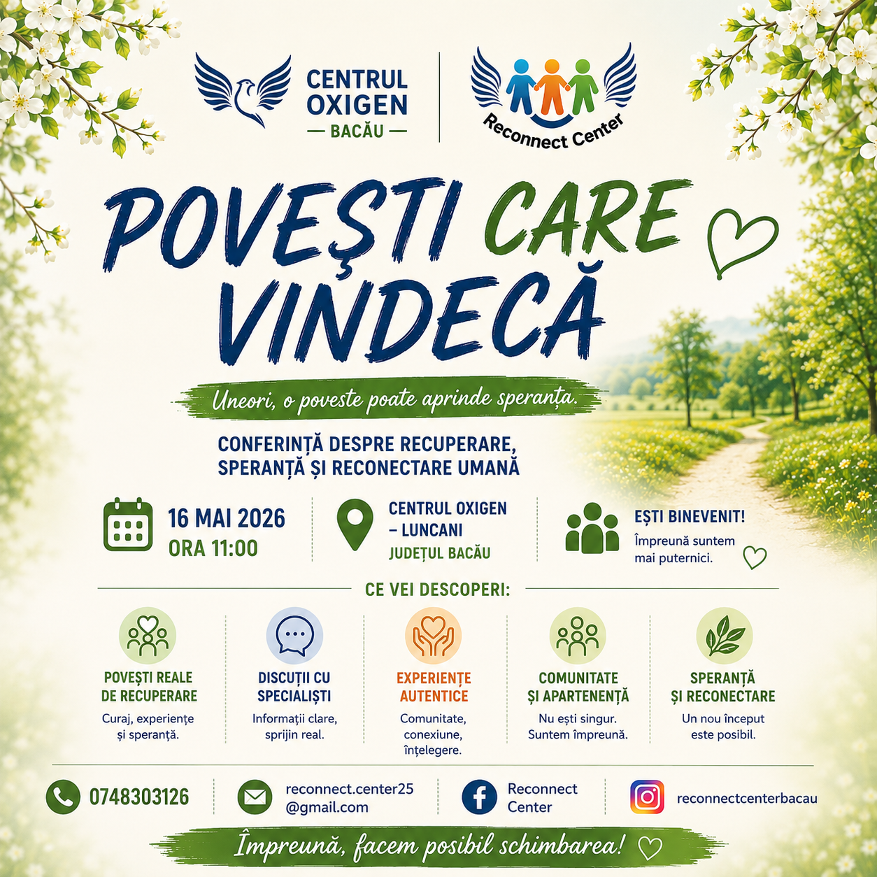 Conferinta POVEȘTI CARE VINDECĂ